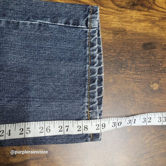 Levi's Jeans Tag 36x30 Measures 32x29 Loose Straight 569 Medium Dark Wash Denim - Picture 10 of 12